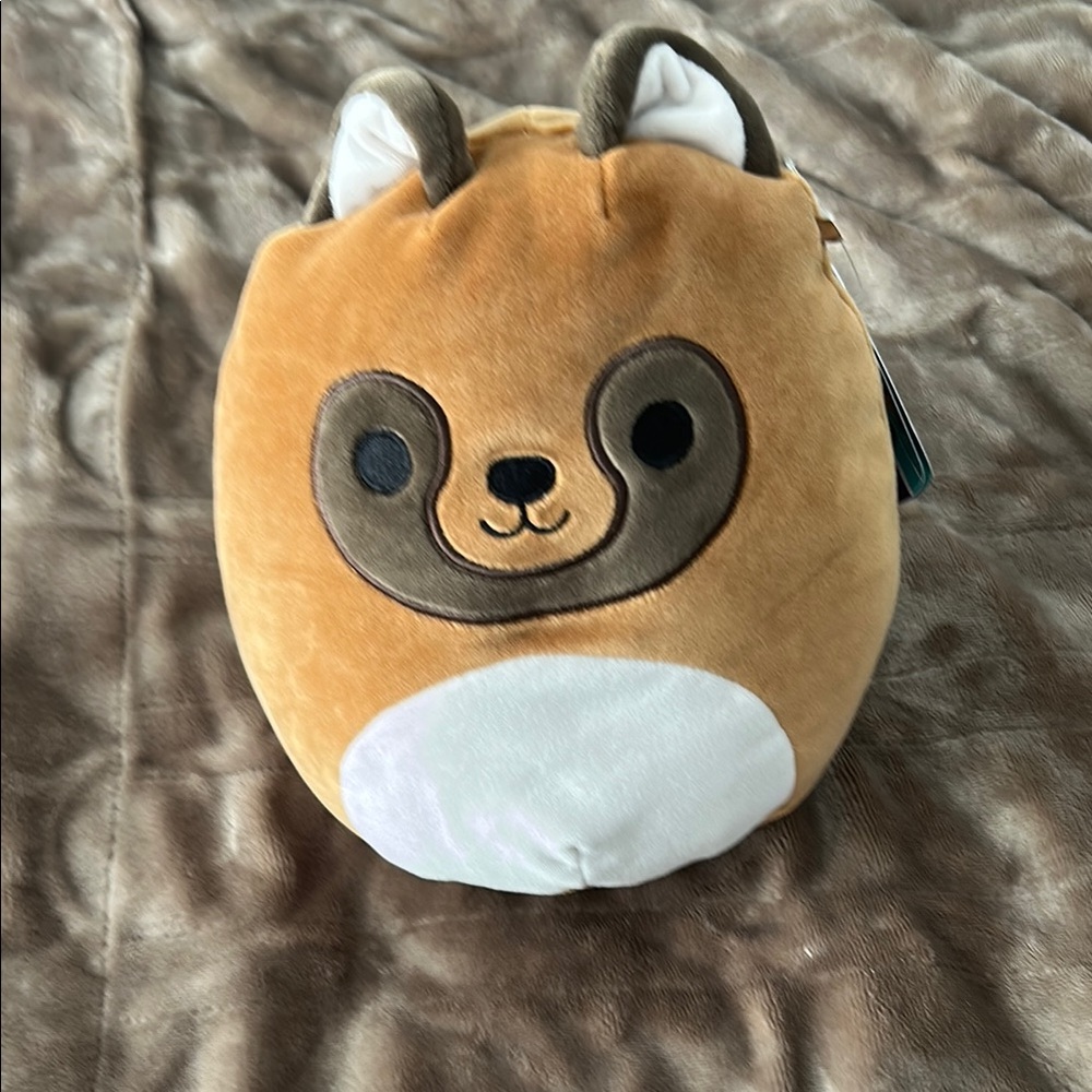 Squishmallows Brown and White Stuffed Animal